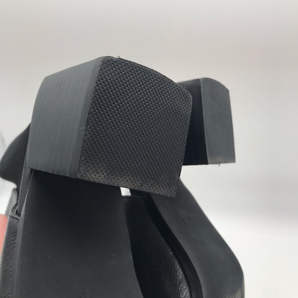 Urban Outfitters Square black peep toe booties - Picture 8 of 12